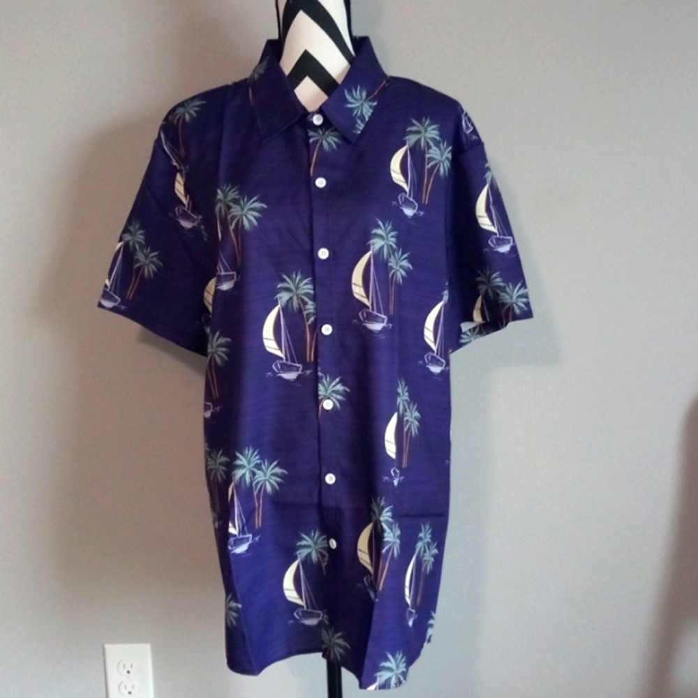 New Men's Sailboat Shirt